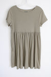 Wild Fable Sage Ribbed Dress | M