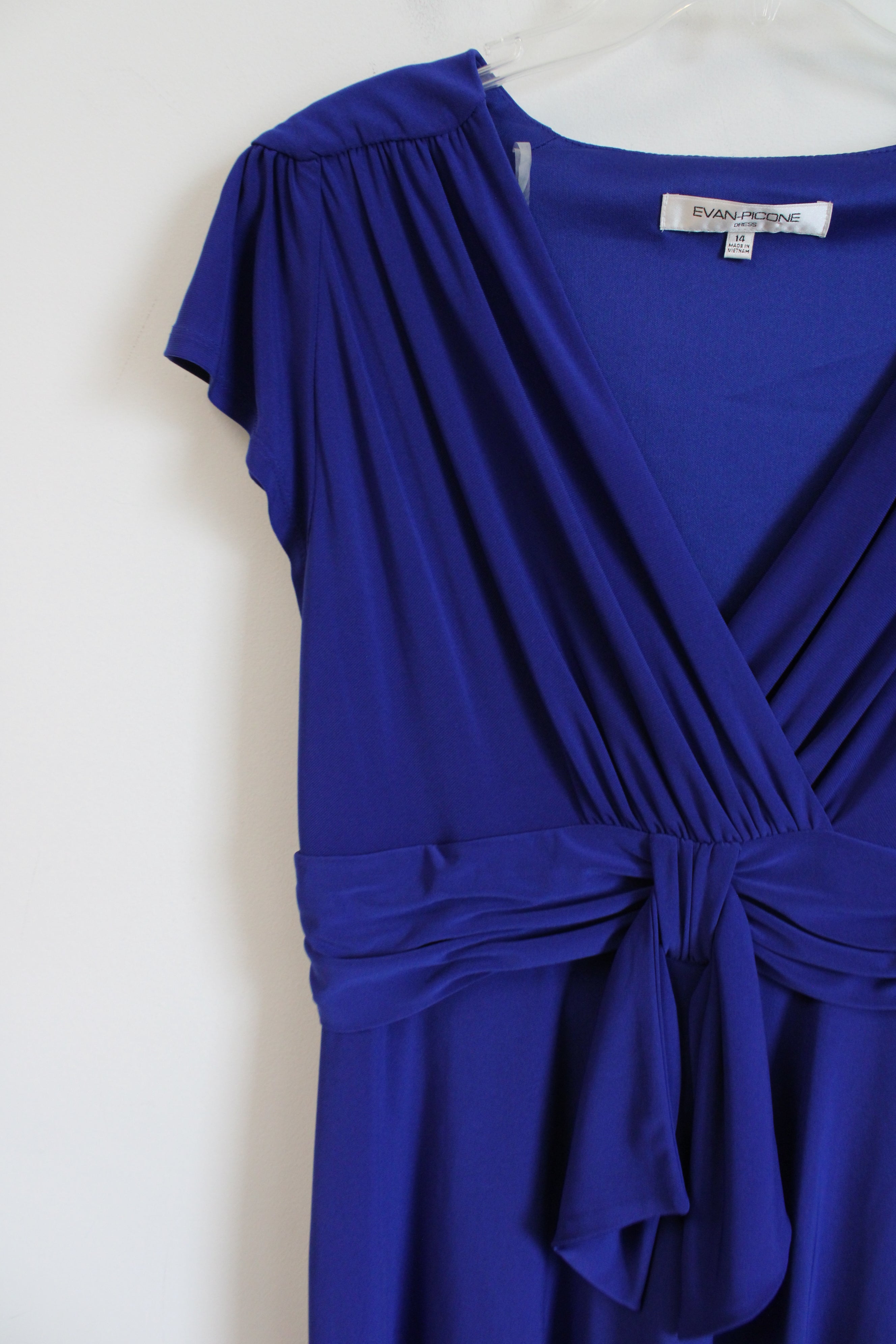 New Evan-Picone Cobalt Blue Dress | 14 New Evan-Picone Cobalt Blue Dress | 14