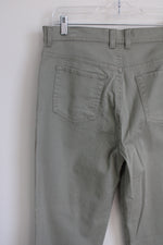 Gloria Vanderbilt Sage Green Amanda Denim Jeans | 14 Petite
