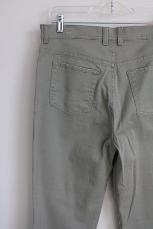 Gloria Vanderbilt Sage Green Amanda Denim Jeans | 14 Petite