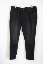 NEW Free Assembly Black Distressed High Rise Skinny Jeans | 16