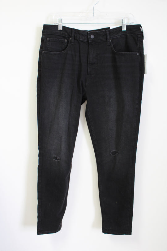 NEW Free Assembly Black Distressed High Rise Skinny Jeans | 16