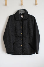 Dress Barn Black Quilted Jacket | L