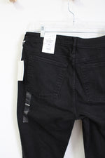 NEW Free Assembly Black Distressed High Rise Skinny Jeans | 16