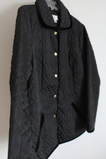 Dress Barn Black Quilted Jacket | L