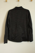Majestic Authentic Collection Dark Gray Therma Base Quarter Zip Pullover | M