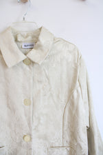 NEW Apparenza Vintage Ivory Floral Patterned Jacket | XL Petite
