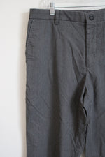 Croft & Barrow Gray Dress Pant Classic Fit | 38X32
