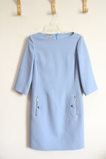 NEW Michael Kors Fall 2016 Collection Powder Blue Wool Dress | 4