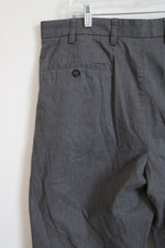 Croft & Barrow Gray Dress Pant Classic Fit | 38X32