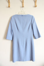 NEW Michael Kors Fall 2016 Collection Powder Blue Wool Dress | 4