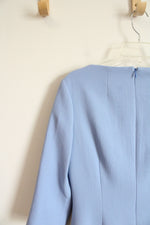 NEW Michael Kors Fall 2016 Collection Powder Blue Wool Dress | 4