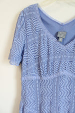 Rabbit Rabbit Rabbit Blue Lace Dress | 16W