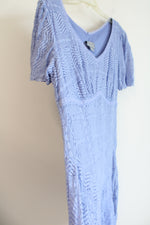 Rabbit Rabbit Rabbit Blue Lace Dress | 16W