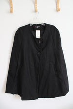 NEW Lanyizikou Black Poncho Cape | S