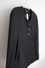NEW Lanyizikou Black Poncho Cape | S