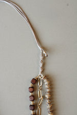 Boho Style Wooden Beaded Layered Necklace