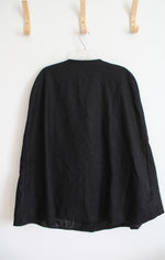 NEW Lanyizikou Black Poncho Cape | S
