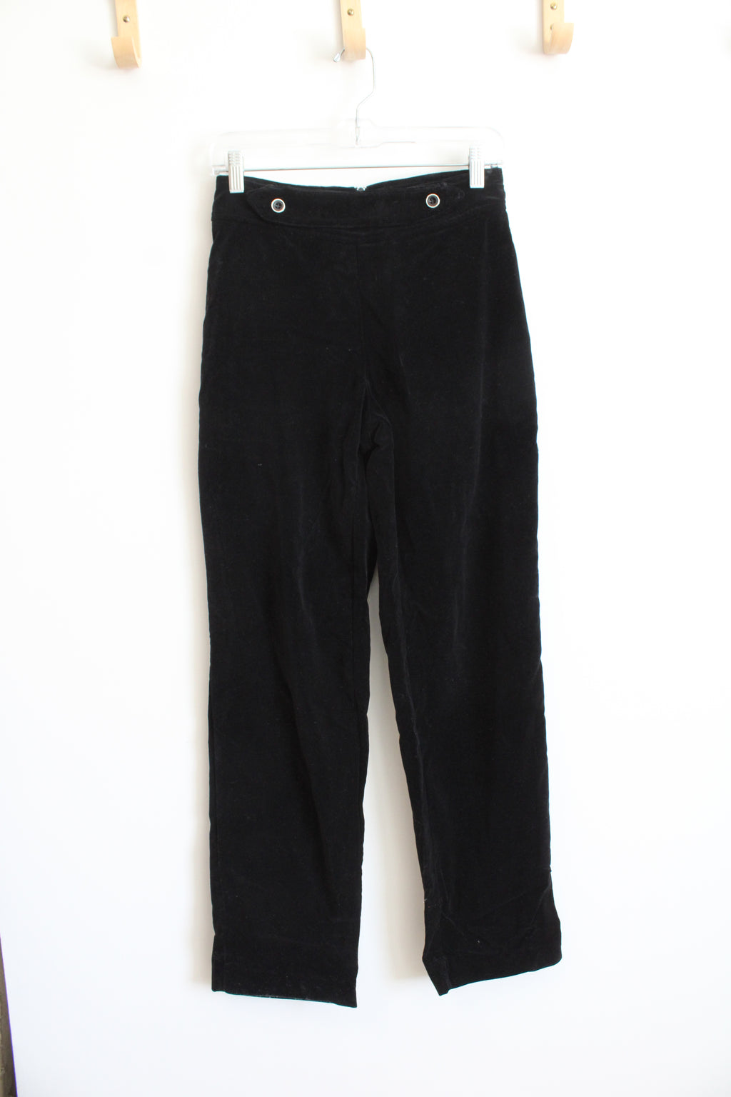 Not Guilty Black Velvet Pants | 3/4