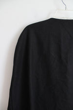 NEW Lanyizikou Black Poncho Cape | S
