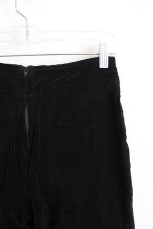 Not Guilty Black Velvet Pants | 3/4