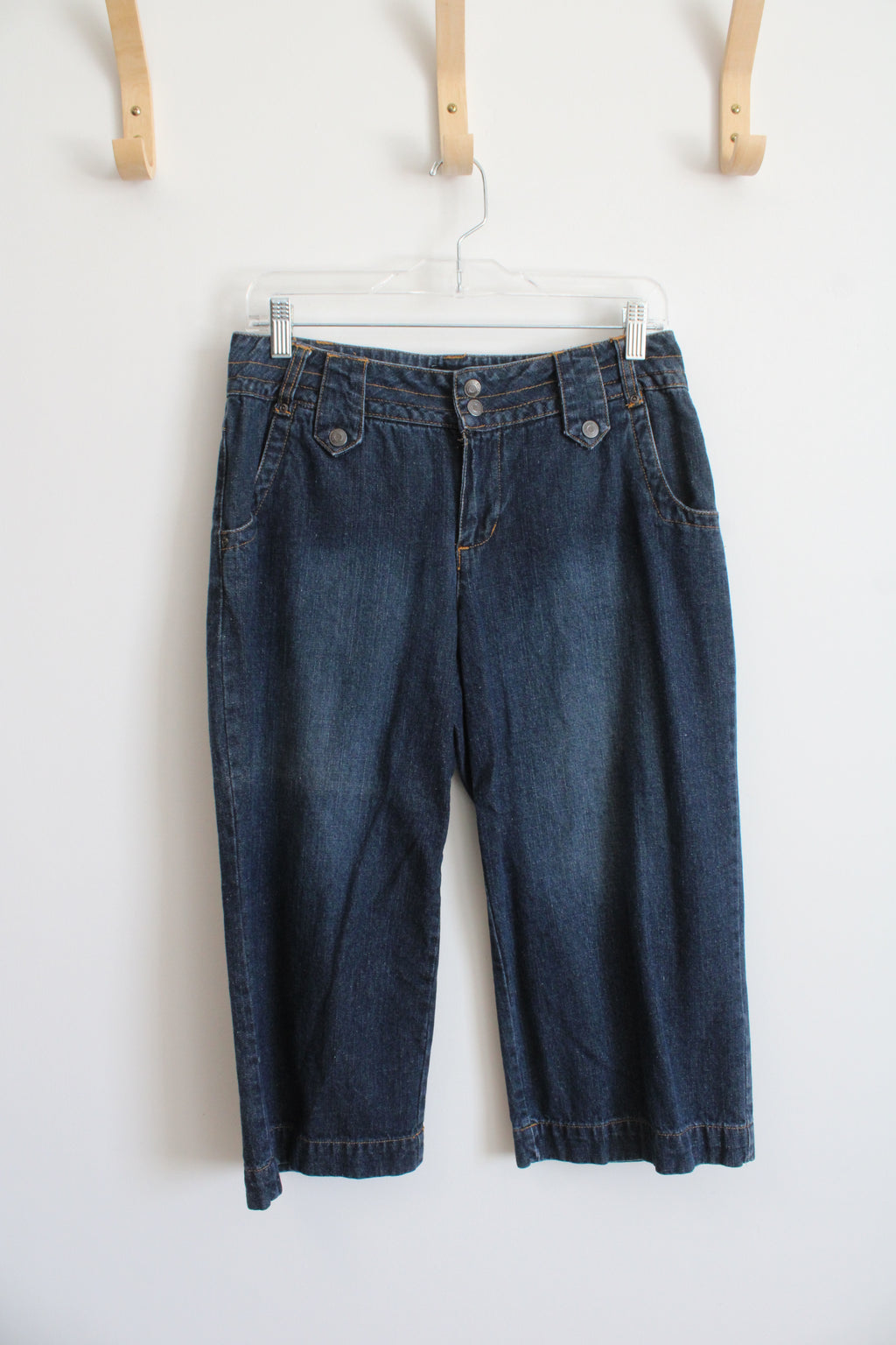 Sonoma Dark Wash Denim Capri Pants | 8