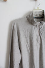 FLX Tan Heathered 1/4 Zip Lightweight Jacket | XL