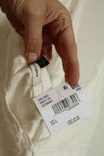 NEW American Eagle White Embroidered Tank | L