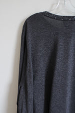 NEW Maggie Barns Gray Shimmer Tank & Cardigan Set | 4X