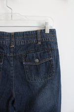 Sonoma Dark Wash Denim Capri Pants | 8