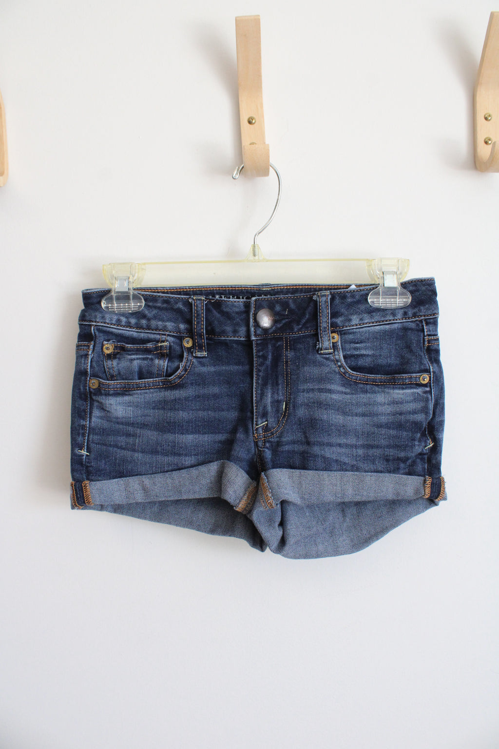 American Eagle Super Stretch Shortie Shorts | 0