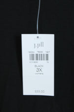 NEW J. Jill Wearever Collection Black Long Layering Tank | 3X