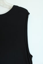 NEW J. Jill Wearever Collection Black Long Layering Tank | 3X