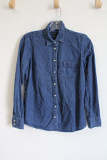 J. Crew Long Sleeve Denim Top | XS
