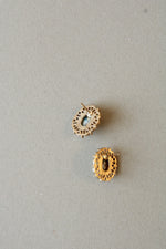Gold Turquoise Stud Earrings