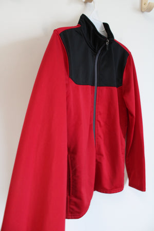 AND1 Red & Black Zip Up Jacket | L (10/12)