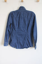 J. Crew Long Sleeve Denim Top | XS