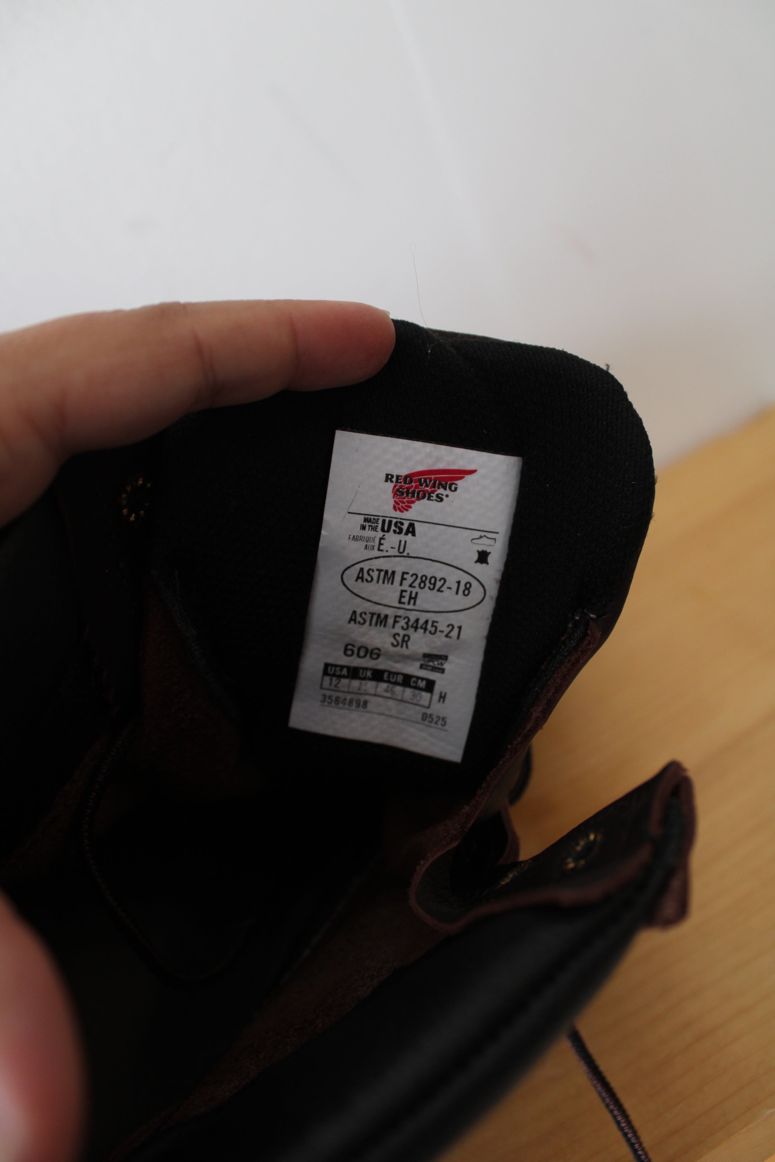 Red Wings 606 Brown Leather Boots | Size 12