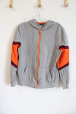 Athletic Works Gray Orange Hoodie Jacket | XXL (18)