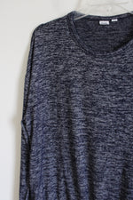 Gap Drawstring Waist Long Sleeved Blue Top | M