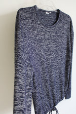 Gap Drawstring Waist Long Sleeved Blue Top | M