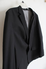 Haggar In Motion Tailored Fit Black Blazer | 48R