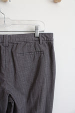 Worthington Lose Rise Slim Fit Gray Dress Pants | 8