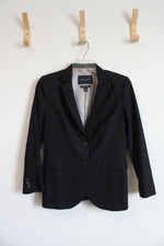 Banana Republic Black Wool Blend Blazer | 6