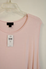 NEW J. Jill Wearever Collection Pale Pink Long Layering Tank | 3X