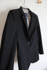 Banana Republic Black Wool Blend Blazer | 6