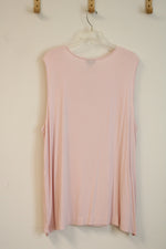 NEW J. Jill Wearever Collection Pale Pink Long Layering Tank | 3X