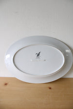 Lynns Fine China Blue Floral Serving Platter