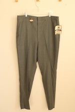 NEW Sears Roebuck Gray Knit Dress Pants | Size 42 x 32