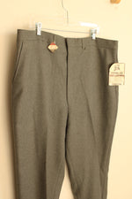 NEW Sears Roebuck Gray Knit Dress Pants | Size 42 x 32